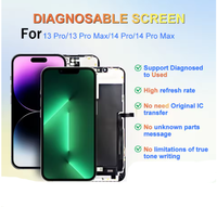 Écran de diagnostic JCID pour iPhone 12 Pro à 14 15 16 Pro Max OLED LTPS LCD – Outil sans démontage de l'IC tactile