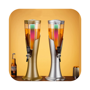 Dispensador de Cerveza con Luz LED Fría - Torre de Cerveza Premium con Dispensador de Jugos + Grifo de Acero Inoxidable - Product Image 4