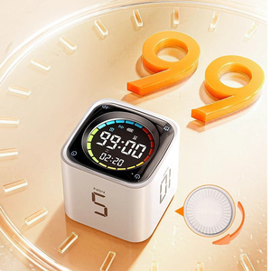 Nuevo Temporizador de Cocina en Forma de Cubo, Temporizador de Productividad para Escritorio con Cuenta Regresiva de 5/10/30/60 Minutos, Cronómetro, Reloj, Modo Silencioso con Vibración y Sonido - Product Image 3
