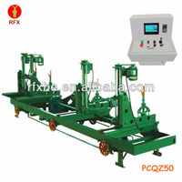 Scie à ruban automatique PCQZ50-09C-4 avec chariot à bois et moteur 5,5 kW, cadre en acier pour la découpe du bois
