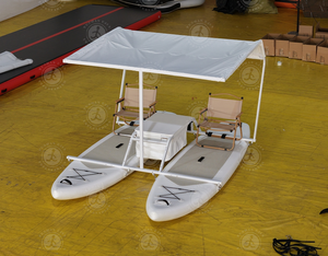 Bote Inflable Eléctrico Ecológico de Alta Calidad, Catamarán Portátil con Energí<span class=keywords><strong>a</strong></span> Solar para Uso Residencial y Doméstico - Product Image 6