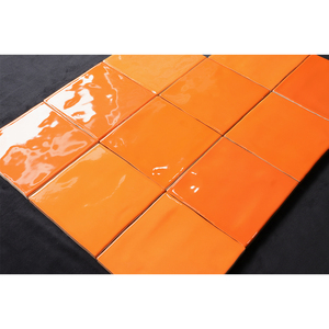 <span class=keywords><strong>Piastrelle</strong></span> in Ceramica <span class=keywords><strong>Arancioni</strong></span> per Bagno e Cucina, <span class=keywords><strong>Piastrelle</strong></span> Lucide Effetto Legno e Marmo, per Interni ed Esterni, Mattoni Refrattari - Product Image 3