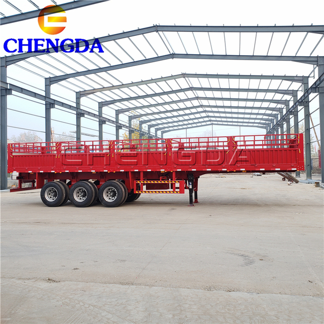 40ft 45ft 48ft Livestock Trailer | Animal Cattle Bulk Cargo Transport Fence Semi Trailer