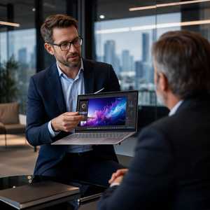 Xps 16 (da16260-r1885tb) [ใหม่เอี่ยม] แล็ปท็อป: Core Ultra 7-358h, แรม 32gb, SSD 1tb, หน้าจอสัมผัส 3.2k Oled, 120hz, ซีลโรงงาน - Product Image 5