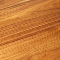 Plateau de table à manger carré en noyer noir massif, bord naturel, écologique, durable, design rustique antique, mobilier de maison, salle à manger