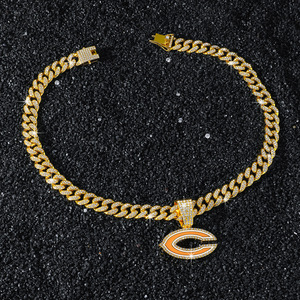 Nouveau Collier Pendentif Lettre C Ovale Plaqué Or Style Hip-Hop avec Caractéristiques Uniques, Bijoux Tendance pour Hommes, Vente en Gros - Product Image 2