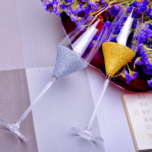 Tasse à whisky en acrylique avec distributeur automatique <span class=keywords><strong>Dom</strong></span> Pérignon pour les fêtes-comprend une boîte cadeau en moissanite - Product Image 1