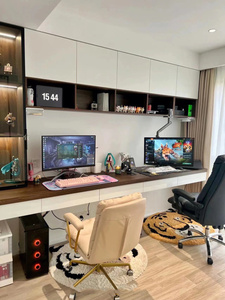 <span class=keywords><strong>Bureau</strong></span> d'<span class=keywords><strong>ordinateur</strong></span> minimaliste avec étagère, ensemble <span class=keywords><strong>de</strong></span> meubles modernes pour <span class=keywords><strong>bureau</strong></span> à domicile - Product Image 4