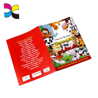 Impression personnalisée de livres d'art pour enfants sur le thème des animaux avec papier offset, pages couleur, pelliculage brillant et reliure parfaite