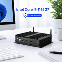 Ordinateur industriel avec processeur Intel I7 I5 I3, WiFi 6, BT5.1, double LAN, DDR4, PC embarqué pour kiosque et contrôle d'usine, fournisseur
