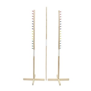 OEM ODM Ensemble de bâtons de <span class=keywords><strong>limbo</strong></span> en bois réglables, portable, pour <span class=keywords><strong>jeux</strong></span> d'équipe en extérieur, pour enfants et adultes, pour le jeu en cour - Product Image 4