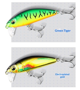Leurre Minnow ABS SWORDFISH imprimé, appât artificiel dur pour bar, pêche en mer, coulée lente, ultra-lanceur, mi-eau, avec hameçons - Product Image 1