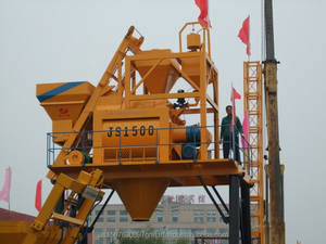 JS Planta mezcladora de hormigón de doble eje Máquinas elevadoras de hormigón a la venta Hormigón - Product Image 2