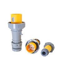 Connecteur Étanche Industriel OEM IP44 16A-200A, Prises d'Alimentation Aériennes, Prises Murales Ouvertes ou Encastrées, Fiches Standard 3-5 Broches