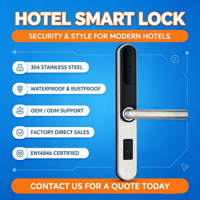 Cerradura Electrónica Inteligente RFID de Acero Inoxidable para Puerta de Madera, con Almacenamiento Local y Seguridad, en Varios Colores, para Hoteles