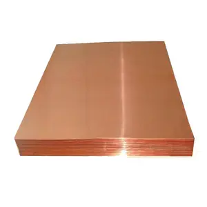 Placa de cobre vermelha da folha da pureza 99.99% do cobre