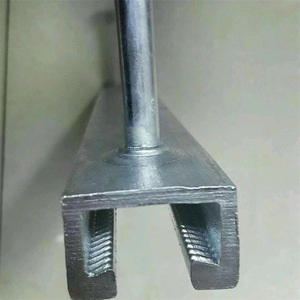 Anclajes de inserción Hafele Channel 5025 de 72x48 mm, electrogalvanizados, para mampostería y hormigón. - Product Image 1