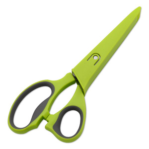 <b>Kitchen</b> <b>Scissor</b> Stainless Steel Green Gray Straight Head Multi Purpose For Home Use - Product Image 1