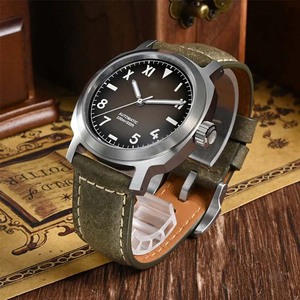 Reloj Automático Vintage con Esfera Degradada y Marcadores de Hora con Números Romanos/Arabes, 10 ATM, Reloj de Pulsera para Hombre - Product Image 2