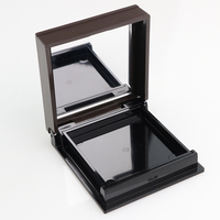 8g10g boîte d'ombre à paupières carrée 62mm monochrome trou carré 50mm poudre poudre fard à joues boîte cosmétiques emballage en plastique