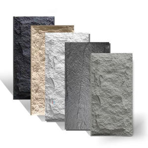 Revêtement mural en <span class=keywords><strong>pierre</strong></span> de culture légère en PU haut de gamme pour villa de luxe et bâtiment commercial - Product Image 1