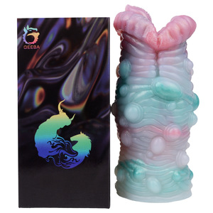 Mixed Color Vaginal Buttock Inverted <strong>Mold</strong> Shaped Soft Liquid Silicone Airplane Cup Cow Genitalia Male Penis Trainer Masturbator - Product Image 6