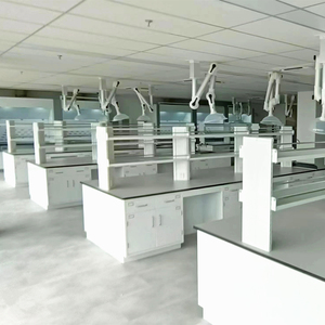 تجربة طبية كيميائية عالية الجودة ، معدات مختبر جزيرة مع حوض - Product Image 2