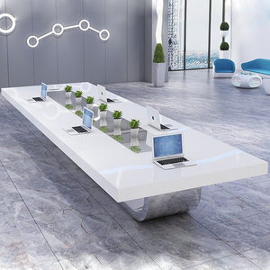 Conjunto <span class=keywords><strong>de</strong></span> Muebles <span class=keywords><strong>de</strong></span> Oficina <span class=keywords><strong>de</strong></span> Madera <span class=keywords><strong>para</strong></span> Sala <span class=keywords><strong>de</strong></span> Conferencias, Mesa <span class=keywords><strong>de</strong></span> <span class=keywords><strong>Reuniones</strong></span> Moderna con Sillas <span class=keywords><strong>para</strong></span> Uso en Hoteles - Product Image 2