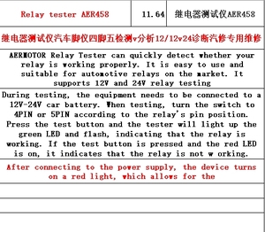 Relay <span class=keywords><strong>Tester</strong></span>, xe Detector, 12/24V chẩn đoán và sửa chữa ô tô chuyên dụng bảo trì - Product Image 6