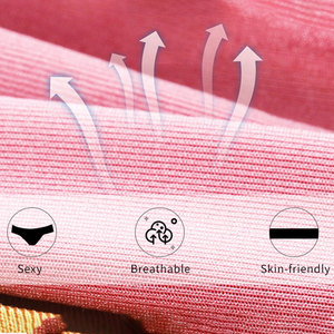 سراويل داخلية نسائية مثيرة بتصميم G-string باللونين الأسود والأبيض، ملابس داخلية للفتيات - Product Image 4