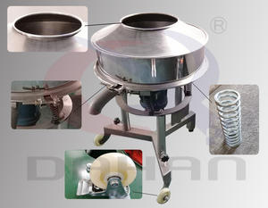 Criba Vibratoria de Alta Eficiencia de Acero Inoxidable de 600 mm, Accionada por Motor de Alta Frecuencia, para Aplicaciones de Procesamiento y Cribado de Alimentos - Product Image 6