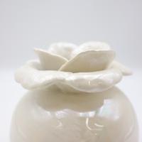 Diffuseur passif en céramique perlée non électrique en forme de feuille de Ginkgo pour huiles essentielles et parfums d'aromathérapie, idéal pour le bureau à domicile