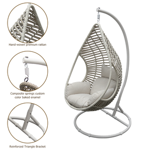 Columpios columpio para exteriores hamac <span class=keywords><strong>jardin</strong></span> silla de huevo colgante columpio de <span class=keywords><strong>jardin</strong></span> colgante balancelle dorée pour enfants - Product Image 3