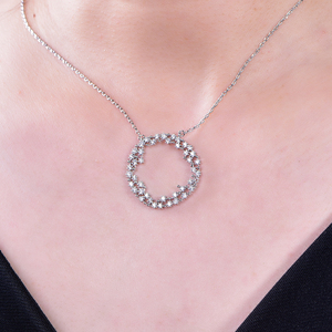 จี้สร้อยคอเงินแท้ 925 ชุบแพลตตินั่ม คิริ<span class=keywords><strong>น</strong></span> ดีไซ<span class=keywords><strong>น</strong></span>์สั่งทำได้ แฟชั่นทั<span class=keywords><strong>น</strong></span>สมัย ประดับเพชรเซอร์โคเ<span class=keywords><strong>น</strong></span>ีย เหมาะสำหรับงานแต่งงา<span class=keywords><strong>น</strong></span>แ<span class=keywords><strong>ล</strong></span>ะงานหมั้<span class=keywords><strong>น</strong></span> - Product Image 2