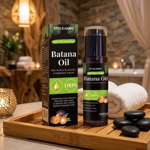 Aceite <span class=keywords><strong>de</strong></span> Batana Natural <span class=keywords><strong>de</strong></span> 100 ml <span class=keywords><strong>de</strong></span> Marca Privada, Suero para el Crecimiento del Cabello, Extracto <span class=keywords><strong>de</strong></span> Plantas, Aceite Esencial para el Cuidado del Cabello con Puntas Abiertas, OEM - Product Image 1