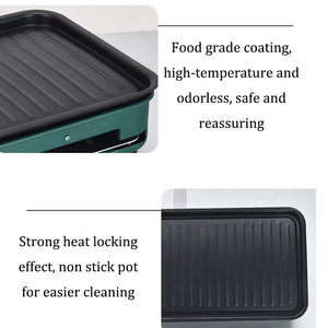 Factory Customized Multi-Function <b>Electric</b> Grill Smokeless Non-Stick Commercial <b>BBQ</b> with Detachable Parts - Product Image 5