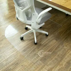 Tappetino per sedia da ufficio in PVC per tappetino per sedia trasparente con pavimento in legno duro