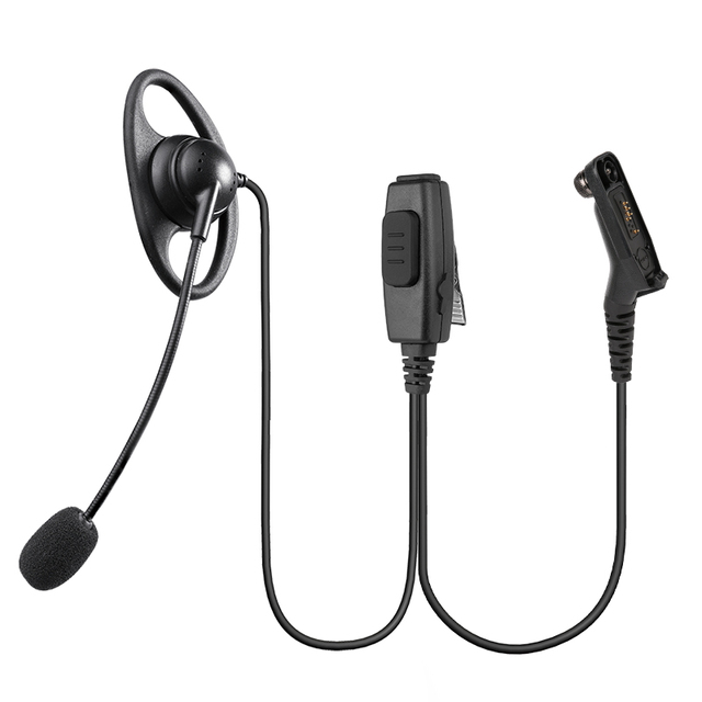 Portable 3.5mm Interface In-Ear Wired Music Earphones Noise Cancellation Built-In Microphone for Hidden Security