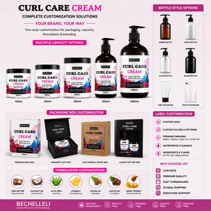 Crème Coiffante <span class=keywords><strong>Boucles</strong></span> OEM ODM – Crème Hydratante Anti-Frisottis <span class=keywords><strong>Longue</strong></span> Durée pour Cheveux Bouclés Naturels – Contrôle des <span class=keywords><strong>Boucles</strong></span> – MOQ - Product Image 2