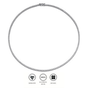 Nuevo Collar de Plata S925 de 2.5mm con Diseño de Burbujas para Mujer, Joyería de Boda de Alta Calidad, Ligera, Lujosa, Exquisita y Versátil, Venta al Por Mayor - Product Image 1