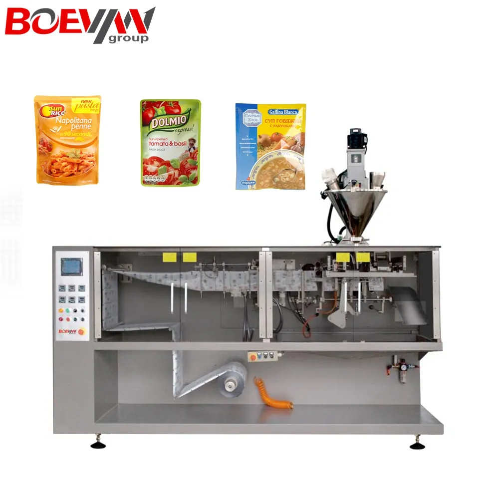 Bowan BHS-130 HFFS 3 faces 4 faces Machine d'emballage de sachets de scellage Machines d'emballage multifonctions