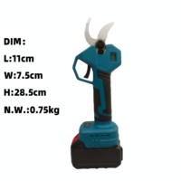 Fabrieks prijs 35mm Elektrische snoeischaar Draadloze snoeischaar 21V Lithium batterij 2 accu's Multifunctioneel Plastic