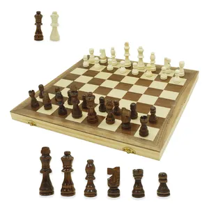 Wangbsi — jeu d'échecs en bois personnalisé, plateau, pièces