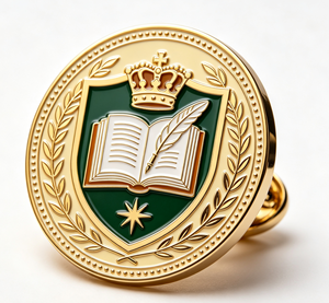 Pin de Solapa Metálico con Logotipo Personalizado, Redondo, de Esmalte Suave, Aleación de Zinc, Emblema para Ropa, Bolsos, Sombreros, Regalos y Souvenirs - Product Image 3