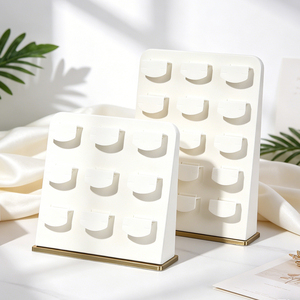 Expositor de Joyería de Microfibra de Lujo Ligero, Soporte para Pendientes y Collares para Tienda, Sala de Exhibición, Transmisión en Vivo, Accesorio para Sesión de Fotos - Product Image 4