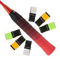 Bande adhésive antidérapante en PU pour raquette de badminton, sérigraphiée, confortable, pour tennis, pickleball, padel, accessoires d'overgrip