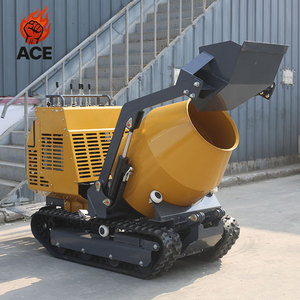 Mini-dumper 500 kg à chenilles entièrement hydraulique avec mélangeur, livraison gratuite, mini-dumper agricole et de jardin 800 kg - Product Image 3