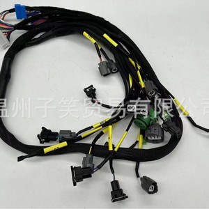 ชุดสายไฟเครื่องยนต์ WZZX รุ่น AP03 CNCH-OBD1-1 สำหรับ Civic แกนทองแดง หุ้มไนลอน ฉนวน PVC - Product Image 4