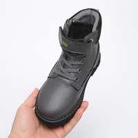 Winter Boys New Style Bottines pour enfants PU Upper Waterproof Chelsea Ankle Boots Snow Shoes