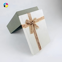 Boîte d'emballage rigide en carton recyclé sur mesure avec couvercle et base pour bijoux (colliers, bracelets, bagues) - Vente en gros